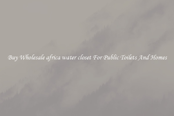 Buy Wholesale africa water closet For Public Toilets And Homes