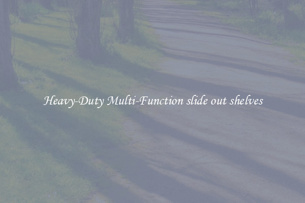 Heavy-Duty Multi-Function slide out shelves
