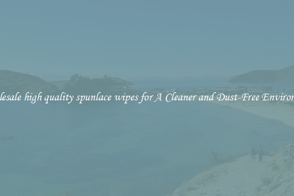 Wholesale high quality spunlace wipes for A Cleaner and Dust-Free Environment