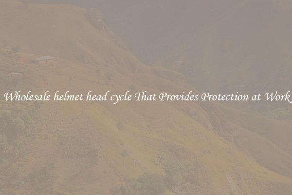 Wholesale helmet head cycle That Provides Protection at Work